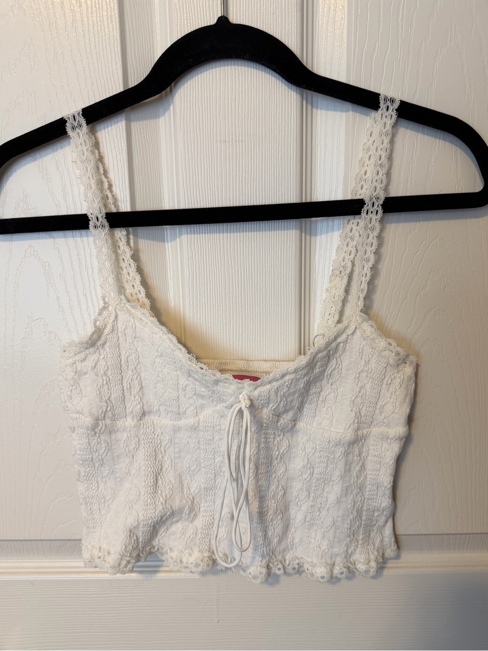 White Lace Tank Top